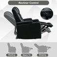 thumbnail image 5 of Bonzy Home Electric Power Recliner Reclining Chair with USB Ports and Cup Holders, Home Theater Seating with LED Light Movie & Media Room Chairs, 5 of 8