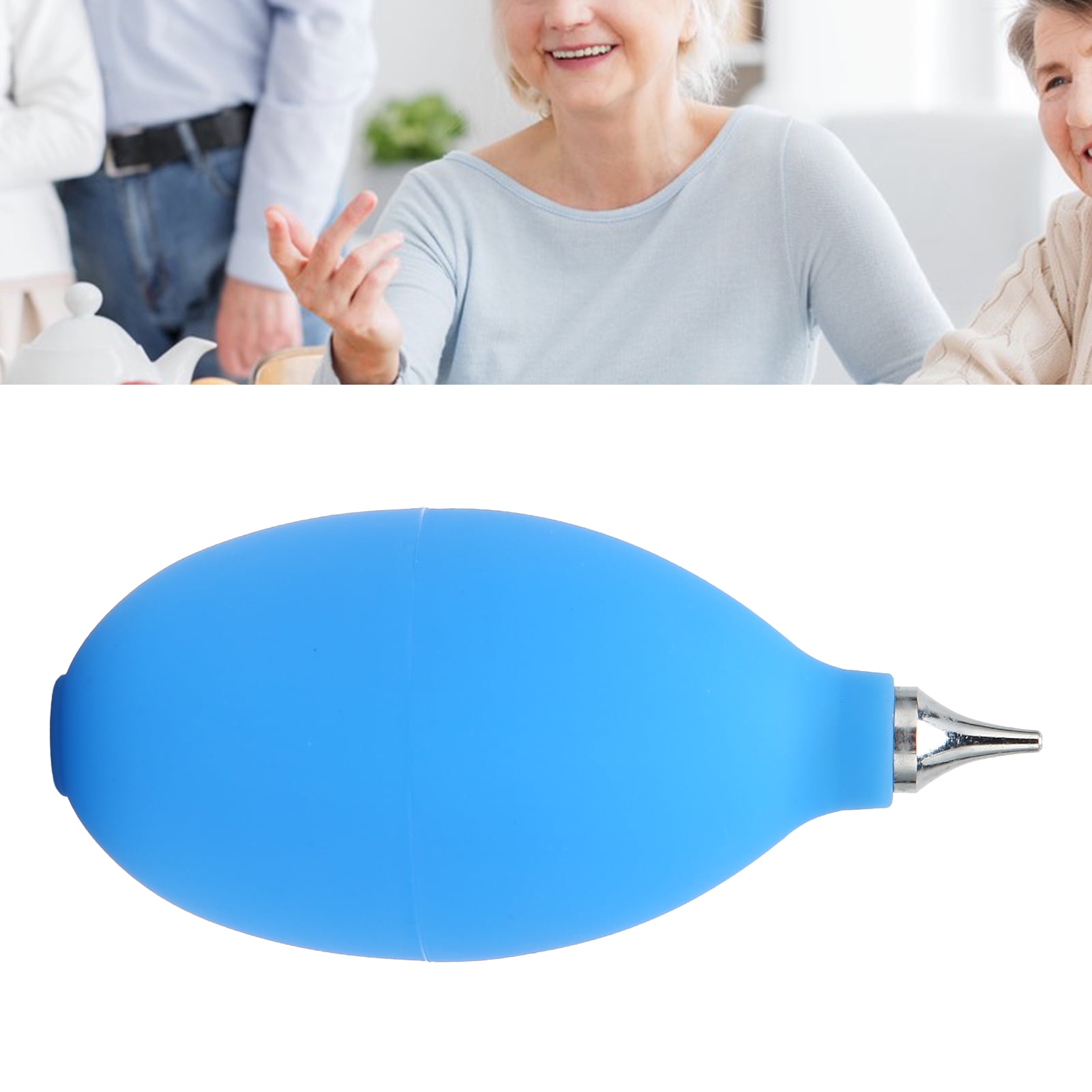 Spptty Hearing Aid Ball Pump Duster,Hearing Aids Air Blower Dust Cleaner Silicone Maintenance Cleaning Ball Pump Duster,Hearing Aid Blower