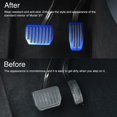 thumbnail image 3 of SURJDE Foot Pedal Pads Set for Tesla Model 3 Model Y, Non-Slip Performance Aluminum Car Accessories Brake & Accelerator Pedal Covers for Model 3/Y (Blue), 3 of 6