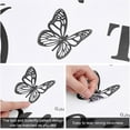 thumbnail image 5 of 2 Sheets/Set Butterfly PVC Wall Sticker Four Leaf Clover Vinyl Wall Art Wall Decal Interesting Quotes Sticker for Home Decoration Living Room Bedroom Wall Door Decor 27.5"x11.4", 5 of 8