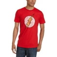 thumbnail image 2 of The Flash Lightening Bolt Faded Logo Adult Red T-Shirt, 2 of 2