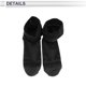 thumbnail image 5 of Calcetines de ciclismo Unique Bargains, secado rápido, absorben sudor, anti-fricción, negros, tamaño L, 1 par, rayas irregulares., 5 of 6