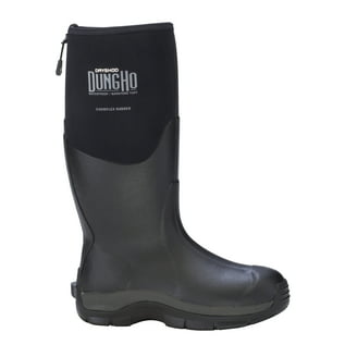 Blundstone Steel Toe Slip-On Elastic Side Boots, Kick Guard, Black