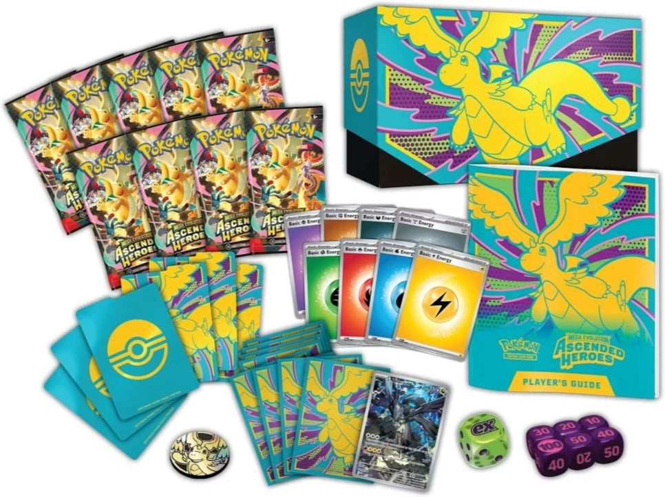 Pokemon TCG: Mega Evolution - Ascended Heroes Elite Trainer Box!