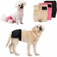 thumbnail image 1 of ZECATL Couches Lavables pour Chien Réutilisables Culottes Physiologiques Étanches pour Chiots (Lot de 3), 1 of 3