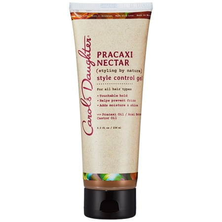 Carol's Daughter Pracaxi Nectar Moisturizing, Shine Enhancing Squeeze Hair Styling Gel with Castor Oil, 8 fl oz