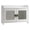 White+wire Netting, variant on Storage Cabinet, Mini Countertop Cabinet, Distressed Wood Organizer for Kitchen Living Room Bedroom Bathroom Office with Magnetic Door, 14.5 x 6.5 x 10 (White)