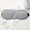 thumbnail image 4 of DABEI 1pc Double-sided Soft Smooth Eye Mask, Blackout Comfortable Blindfold, Suitable For Aviation Travel Rest, Nap, Yoga Meditation, 4 of 11