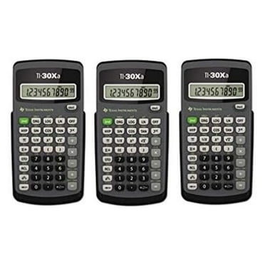 (3 Pack Value Bundle) TI-30Xa Scientific Calculator, 10-Digit LCD