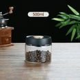 thumbnail image 1 of Fiudx Recipiente de Vidrio para Café, Sellado Al Vacío, Vidrio de Borosilicato Apto para Uso Alimentario, Conserva La Frescura, Versátil para La Cocina, para Café y Té, Varios Tamaños (500 Ml-1800 Ml, 1 of 7