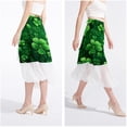 thumbnail image 4 of Saint Patrick's Day Chiffon Summer Beach Dress with Polyester Straps for Women, 4 of 6