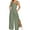 Green, variant on Aayomet Womens Jumpsuits Dressy Women's Summer Sleeveless Twisted Knot Cotton Linen Strappy Pants Button Openings Loose Long,Khaki L
