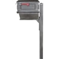 thumbnail image 4 of Special Lite Products SCT2010-SPK720-SW Traditional Curbside Mailbox with Newspaper Tube & Wellington Mailbox Post, 4 of 4