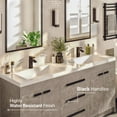 thumbnail image 4 of Eviva Lugano 60" Cement Gray Modern Bathroom Vanity with White Integrated Acrylic Sink, 4 of 7
