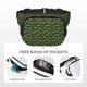 thumbnail image 5 of Fotbe Cartoon Fox 1 Cangurera Cuadrada con Estampado de Doble Capa, Bolsa de Cintura Ajustable Mini para Hombres y Mujeres, 5 of 9