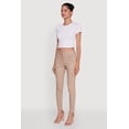 thumbnail image 3 of Womens WAX Solid Twill Skinny Cargo Pants, 3 of 5