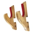 thumbnail image 4 of Blinkol Support Mural pour Épée en Bois pour Objets de Collection Samouraï Flûte 1 Niveau Rembourré, 4 of 9