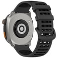 thumbnail image 4 of 22mm Smart Sports Watch Two-Color Silicone Replacement Strap, Breathable, Lightweight, Sweat & Water Resistant, Versatile for Various Occasions, 4 of 5