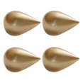 thumbnail image 1 of Advancent 4 Uds. Ganchos de gota de agua modernos de resina, perchero creativo montado en la pared, ganchos de gota de agua creativos Decoración del hogar oro S, 1 of 6