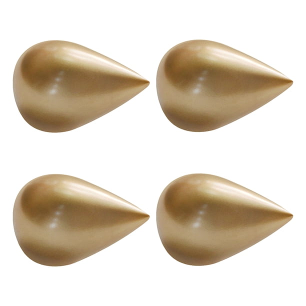 Yuarrent 4 piezas maximizan el espacio elegantes ganchos de gota de agua para decoración de paredes y organización de armarios Decoración del hogar oro S
