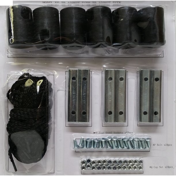 BouncePro 14FT Trampoline & Steel Flex Pro Replacement Hardware TR