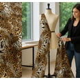 thumbnail image 5 of Soimoi Cotton Voile Fabric Leopard & Tiger Animal Skin Decor Fabric Printed Yard 42 Inch Wide, 5 of 7