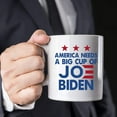 thumbnail image 5 of Joe Biden Mug - America Needs A Big Cup Of Joe Biden Mug - Great Present Ideas for Mom, Dad, Wife, Husband, Son, Daughter, Friend, Colleague, Coworker - 11 oz Coffee Mug, 5 of 7