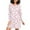 N1033, variant on joogoo Pink Bows Women's Long Sleeve Nightgown Sleepwear L