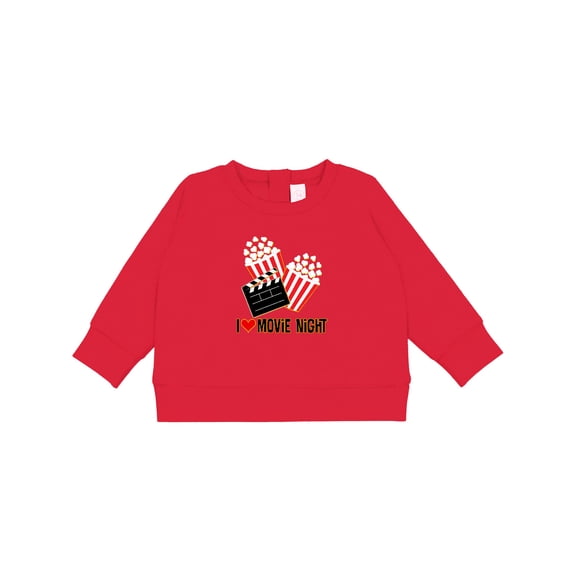 Inktastic I Love Movie Night Baby Sweatshirt