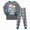 H01-Grey, variant on TOWED22 Baby Girl Fall Winter Clothes Toddler Outfit Graphic Crewneck Sweatshirts Joggers Pants Set Size:3-4 Y,Color:Mint Green