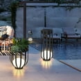 thumbnail image 2 of 2Pack LED Floor Lamp, Solar Power Plant Stand with Lamp, Outdoor LED Plant Stand Floor Lamp, 2 of 11