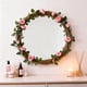 thumbnail image 5 of Guirnalda artificial de enredadera de rosas para decoración de bodas, guirnalda floral de pared de plástico flexible de 78,74 pulgadas, 5 of 7