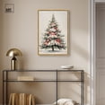 thumbnail image 3 of Festive Florals I Canvas Print Christmas Wall Decor by Art Remedy, Gold Frame, 20 x 30, 3 of 7