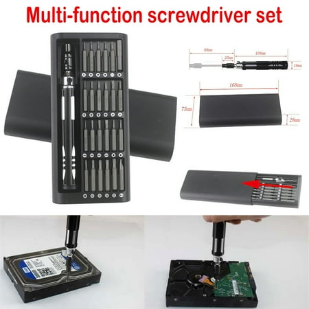 

TOPOINT 25PCS Multifunction Precision Screwdriver Set Magnetic Screwdriver Bit Set for Repairing Phone PC Tools