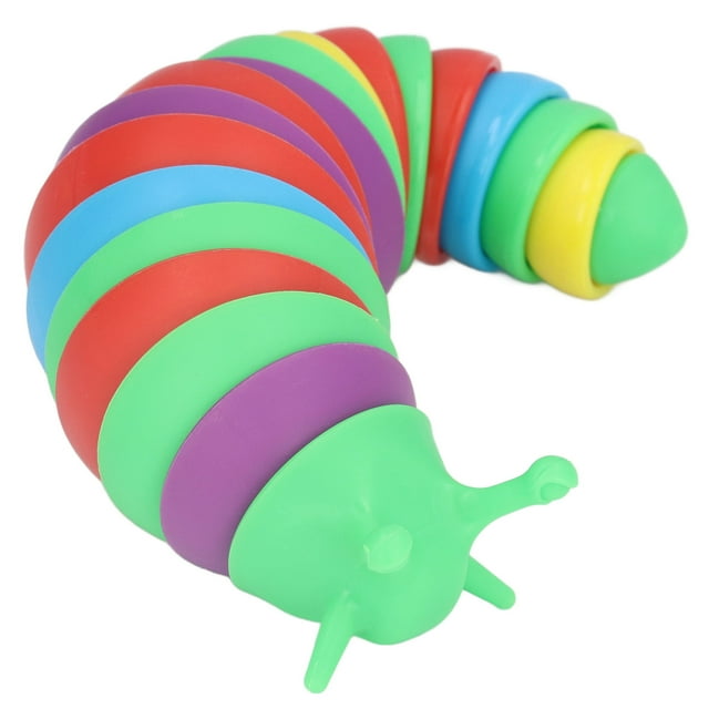Juguete de babosa para aliviar la ansiedad, babosa articulada de 7,48 pulgadas, babosa articulada para dedos, babosas flexibles sensoriales, rendimiento de alta gama
