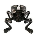 thumbnail image 2 of Diceymbol Skull Candle Holder Tabletop Decor Spooky Skeleton Candlestick Holder Crafts Gift for Halloween Xmas Home Party Graveyard Outdoor Decoration Resin Tealight Candle Holder Halloween Gifts, 2 of 8