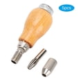 thumbnail image 4 of Wooden Handle For File, 5Pcs Wood Handle, Sturdy And Durable With Replaceable Heads DIY Enthusiast For Jewellery Maker, 4 of 8