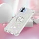 thumbnail image 5 of Funda para Samsung Galaxy A04E con Brillo Líquido Flotante, Purpurina, Parachoques y Anillo Giratorio Soporte, 5 of 5