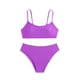 thumbnail image 1 of Odeerbi 8-14 Años Niñas Playa de Verano Bikini de Cuerda Traje de Baño Hawaiano Traje de Baño de Color Sólido Traje de Baño de Dos Piezas Set, 1 of 6