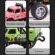 thumbnail image 3 of Vogacara Fácil de controlar Rc Drift Car Shell de aleación Anti-impacto y Anti-caída coche de Control remoto juguetes para niños Juguetes y Juegos verde, 3 of 6