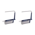 thumbnail image 4 of Yuarrent Estante para fregadero, escurridor multifuncional para ahorrar espacio, soporte para mostrador de cocina, colador, organizador de Azul 2Conjunto, 4 of 6