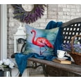 thumbnail image 4 of Flamingo Throw Pillow 18 in x 18 in, 4 of 5