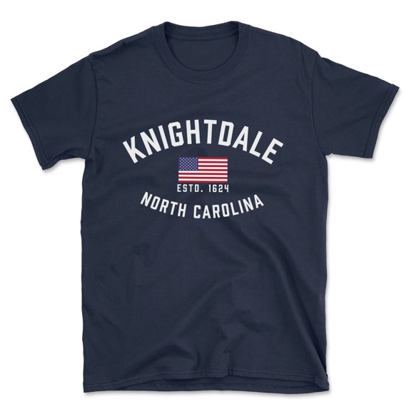 Knightdale North Carolina Patriot Men's Cotton T-Shirt