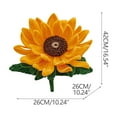 thumbnail image 3 of YiBai Orange Artificial Flowers for Outdoors Simulated Sunflowers, Sunflowers, DIY Products, Birthday Gifts, Holiday Gifts, Housewarming Gifts, Graduation Gifts #.034, 3 of 7