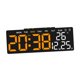 thumbnail image 3 of Reloj despertador digital LED Reloj digital Reloj de escritorio eléctrico Multifuncional para Concha negra, 3 of 9