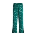 thumbnail image 6 of Joyspun Women's Velour Wide-Leg Sleep Pants, Size XS-3X, 6 of 6