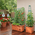 thumbnail image 7 of Vegetable Planter With Wheels And Trellis - 58 Inch Self Watering, 7 of 7