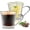 Clear mug-12oz, variant on 12oz Double Walled Glass Coffee Mugs, Clear Insulated Glass Coffee Cups with Curved Handle, Wide Mouth Latte Cappuccino Espresso Mugs for Hot/Cold Drinks, Iced Coffee, Tea, Cocktails, Set of 2