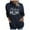 Navy, variant on Women'S Hockey Mom Sweatshirt 2026 Fall Winter Trendy Long Sleeve Graphic Hoodie Hockey Mom Shirt with Pockets Pullover Top