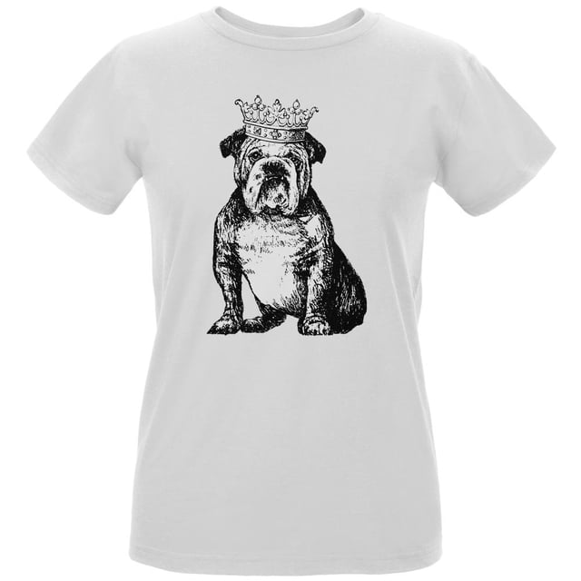 T-shirt Biologique pour Femmes British Bulldog Crown